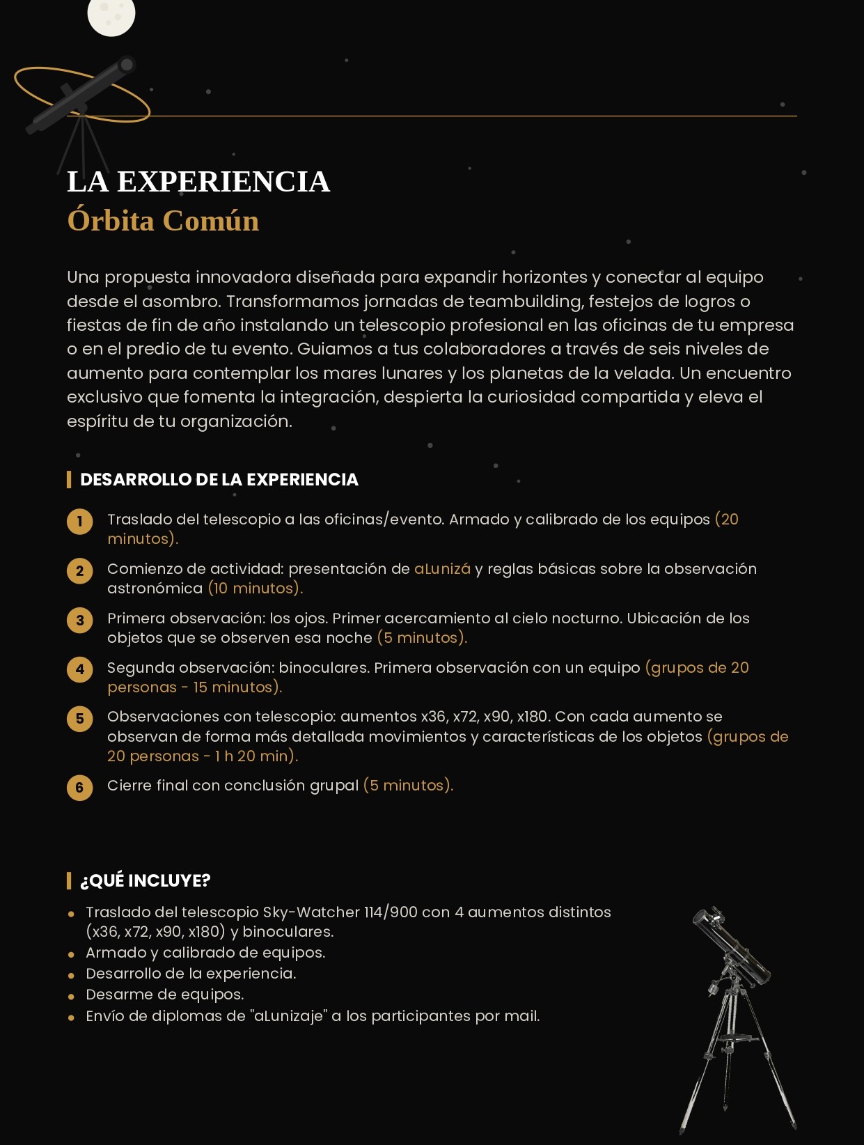 Propuesta Eventos Empresariales